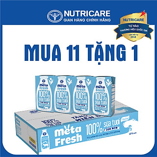 Sữa tươi Nutricare Meta Fresh Ít Đường (110ml)