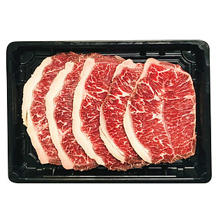 Thịt Lõi Vai Bò Angus MB3+ Cắt Nướng BBQ - 300g