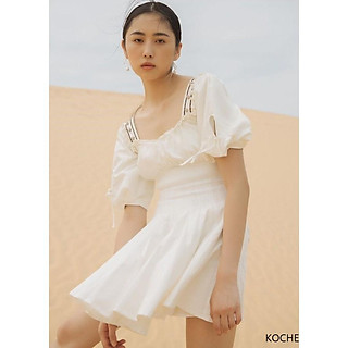 Đầm thiết kế tay phồng Koche dress - đầm đi tiệc thiết kế - Váy xòe - đầm dự tiệc