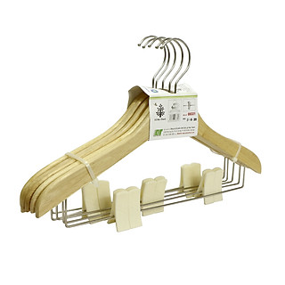 5 Móc Treo Quần Áo Đồ Gỗ Đức Thành - Móc Phơi Đồ - Nội Thất Phòng Ngủ