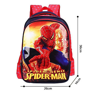 Balo siêu nhân người nhện ba lô Cho Bé trai cặp Đi Học siêu nhẹ