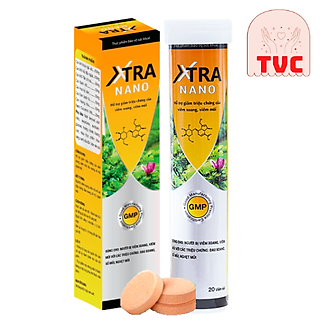 Viên Sủi Xtra Nano - Hỗ Trợ Điều Trị Viêm Xoang (Hộp 20 Viên)