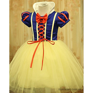 Đầm Bạch Tuyết cho bé ( kèm cài tóc)