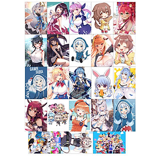 Ảnh card  Hololive-VTuber set 11-23 ảnh có lớp ép lụa bóng