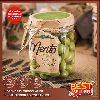 Best seller Socola Legendary - Dragees Socola bọc Hạnh nhân vị Trà xanh hũ 180g