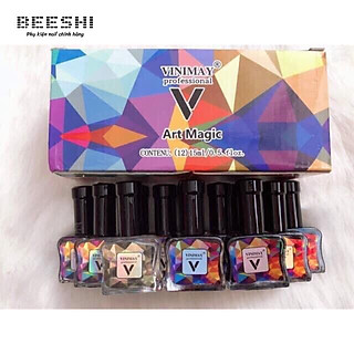 set 12 chai cồn loang vinimay- Beeshi shop nail