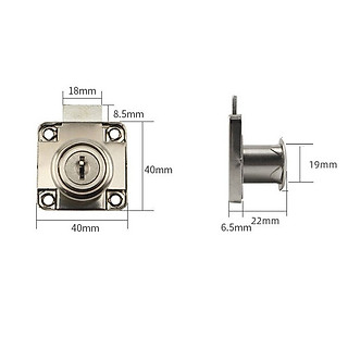 Ổ khóa tủ gỗ và ổ khóa cốp 20, 25, 30mm cao cấp chắc chắn