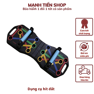 Dụng cụ hít đất đa năng bản nâng cao-Bộ Dụng Cụ Hít Đất Chống Đẩy 9 in 1 Hướng Dẫn Luyện Tập Hít Đất Chống Đẩy Đúng Cách