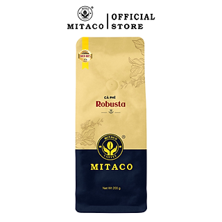 Cà Phê Robusta Nguyên Chất MITACO COFFEE (Gói 200g)