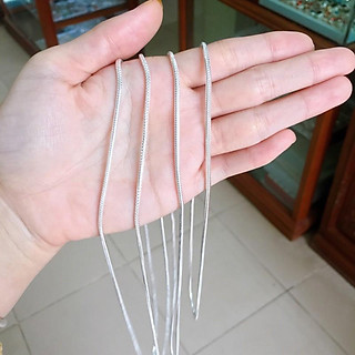Dây chuyền bạc dạng mềm nặng 3 chỉ 8 -5 chỉ dài 46-55 cm có bảo hành