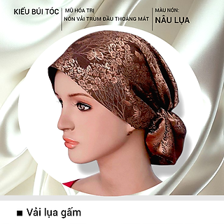 Nón hóa trị vải mềm mát, hút mồ hôi, bệnh nhân ung thư, chemo hat, nón trùm đầu