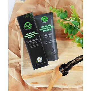 Sữa rửa mặt than tre hoạt tính truyền trắng da, ngừa mụn Zenpali C (tặng mặt nạ xông da thải độc 129k)