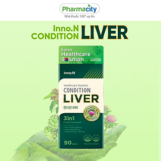 Viên uống giải độc, tăng cường chức năng gan Inno.N Condition Liver (Hộp 90 viên)