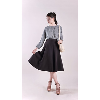 Áo tròn zún  lửng VA112101 thuơng hiệu Việt Thy