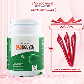Thực phẩm bảo vệ sức khỏe Viên uống giải độc gan Bảo Nguyên 60 viên [Sắc Ngọc Khang Official]