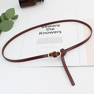 Bộ sưu tập thắt lưng nữ bản nhỏ khóa đồng