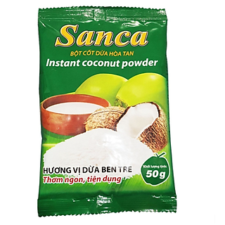 BỘT CỐT DỪA HÒA TAN SANCA 50G