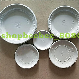 set 20 đĩa giấy và đĩa nhựa dùng 1 lần tiện dụng nhiều kích thước