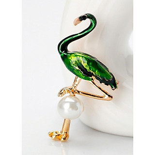 Cài áo hồng Hạc cao cấp