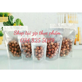 1KG bao bì túi zip bạc mặt trong - mặt bạc