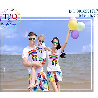 ĐỒ GIA ĐÌNH ĐI BIỂN - GIÁ 1 BỘ LUÔN QUẦN VÀ ÁO