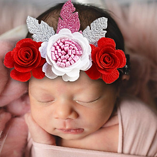 Băng đô sơ sinh bé gái b100