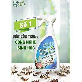Chế phẩm sinh học diệt côn trùng Thảo mộc 10s (Chiết xuất từ hoa cúc, an toàn cho gia đình)