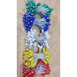 Led đúc F5 -12v, dây led đúc cuộn dài 3m - 50 bóng trang trí cuốn cây CHỐNG NƯỚC