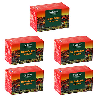 Combo 5 hộp Trà Đen Bá Tước Đại Gia dạng túi lọc