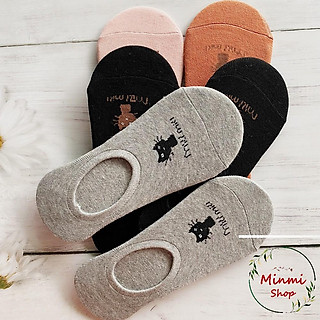 1 Đôi Vớ Nữ Màu Sắc Hoạ Tiết Ngắn Mang Giày Bata Sneaker Thể Thao