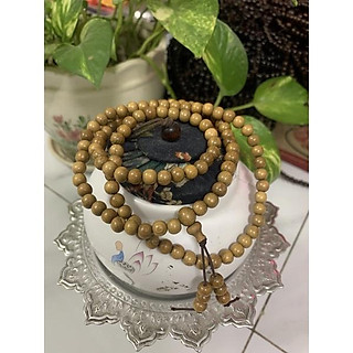 Vòng Gỗ Bách Xanh Đeo Tay loại 6 li 108 hạt