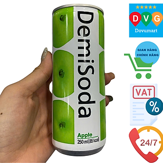Nước Demisoda Vị Táo Dong a - Otsuka Hàn Quốc Lon 250ML / 현주FC) 데미소다 사과 250ML