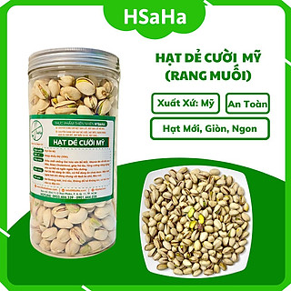 Hạt Dẻ Cười HSaHa - Hạt Dẻ Cười Mỹ Không Tẩy Trắng Rang Muối Mặn Nhẹ, Giòn, Béo, Bùi, Thơm, Ngon