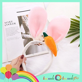Cài tóc tai thỏ cà rốt