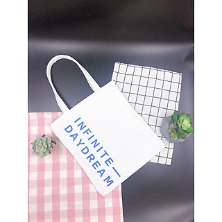 Túi Tote Vải In Hình Tiếng Anh