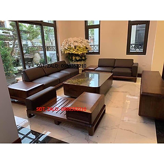 Bộ bàn ghế phòng khách sofa 2 văng