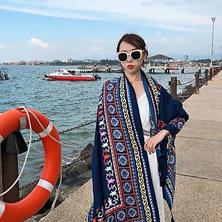 Khăn choàng boho đi biển / khăn choàng vintage