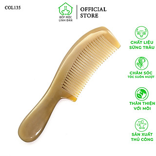 Lược Sừng Mẫu Trơn Cao Cấp Chuôi Dày (Size: XL-20cm) Lược Sừng Xuất Nhật [COL135]