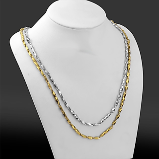 Dây chuyền nam  nữ xoắn nam xoắn 4 ly