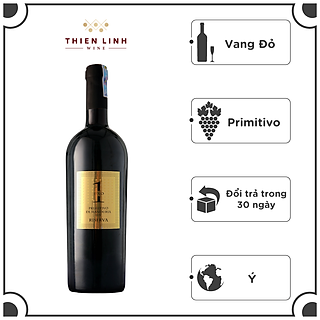 Rượu Vang Đỏ Ý Uno Primitivo Di Manduria Riserva