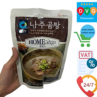 Súp Canh Thịt Bò Hầm Ăn Liền Daesang Hàn Quốc Gói 450G / 대상) 호밍스 청정원 나주곰탕 450G