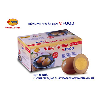 Trứng vịt kho hộp {10 quả}