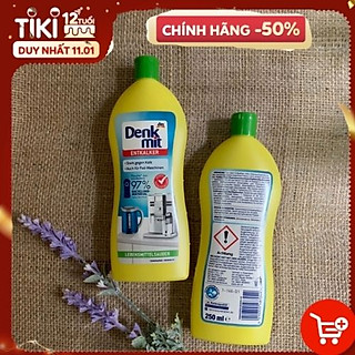 Dung dịch tẩy cặn Canxi cho ấm siêu tốc, máy pha Cafe, Máy Sưởi, đồ Inox Denk mit, cho ấm đun nước luôn sạch sáng bóng