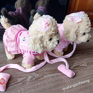 Chó bông biết đi biết hát {Tiếng Việt}, biết kêu, biết lắc mông xinh siêu kute thân thiện với bé yêu