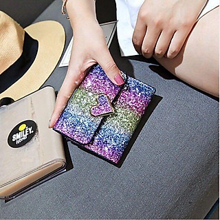 VÍ CẦM TAY MINI ÓNG ÁNH SIÊU NHỎ SIÊU XINH ĐỰNG THẺ