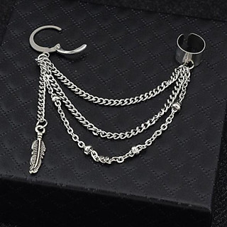 Bông tai nam nữ khuyên kẹp vành tai