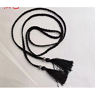 Dây nịt thắt lưng nữ da cột eo phối hạt dona22100401