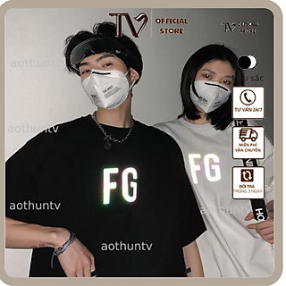 Áo thun nữ TVSTORE ÁO PHÔNG TAY LỠ UNISEX FORM RỘNG OVERSIZE FG PHẢN QUANG M59