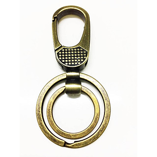 Móc khóa móc chìa khóa mạ đồng cổ điển