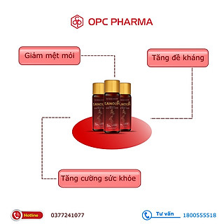 Quà tặng sức khỏe Chiết xuất Sâm Ngọc Linh SANOLIN 20 OPC (Hộp 10 chai*50ml) - Hỗ trợ tăng cường sức khỏe, tăng sức đề kháng, giảm mệt mỏi- Hàng chính hãng OPC